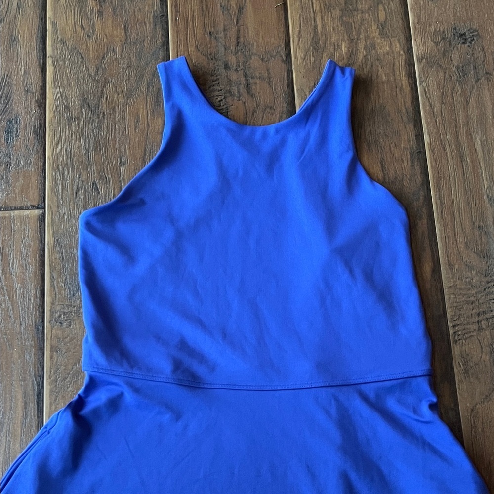 Athleta Women's Casual Dress in Bright Blue - Size Medium - Picture 3 of 10